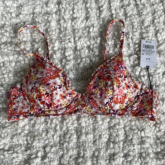 Shade & Shore Other - Floral Bikini Top
